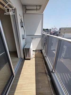 バルコニー　大きさは普通です