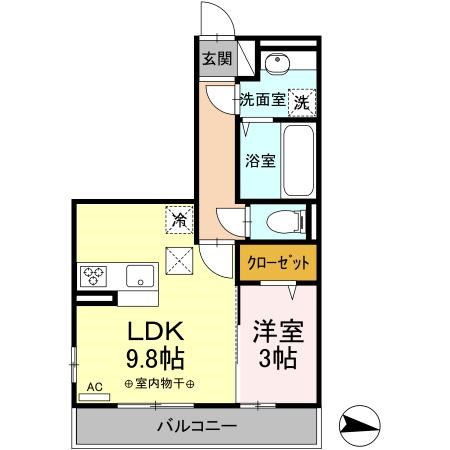 サントリーニの間取り写真