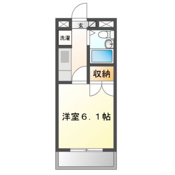東急田園都市線 溝の口駅 徒歩5分 4階建 築32年の間取り写真