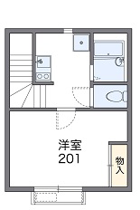 レオネクスト学園前ヒルズの間取り