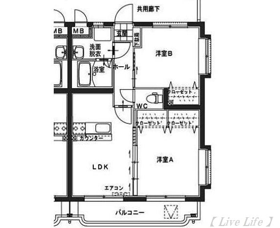 レインボーハイムの間取り