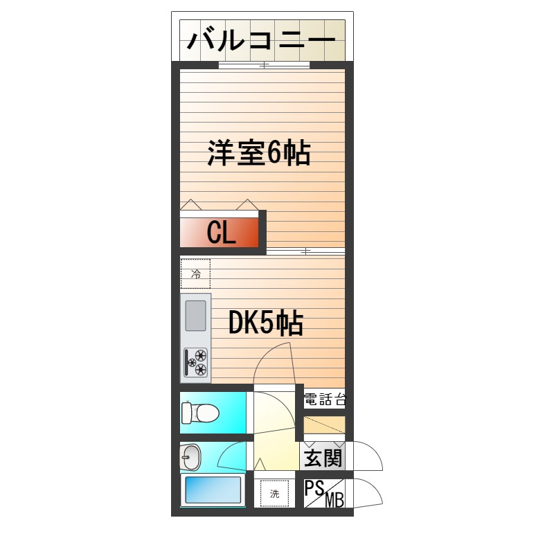 コスモ堀切菖蒲園駅前の間取り