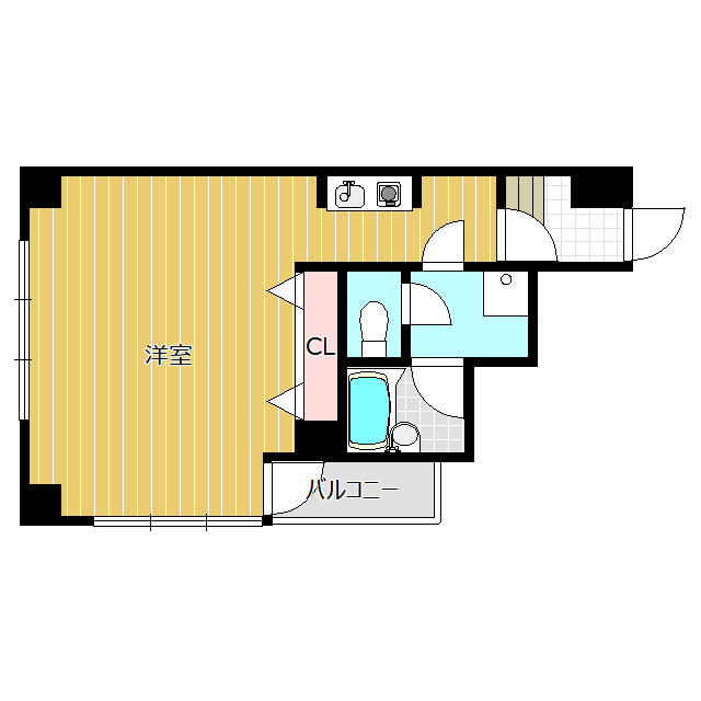 呉服町ＣＯＵＲＴ－Ｍの間取り