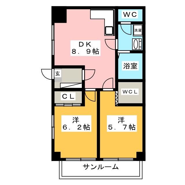 アビタシオン矢向の間取り