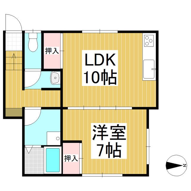 山和ハイツの間取り