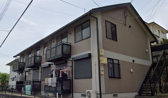 神戸市長田区池田上町のアパートの建物外観