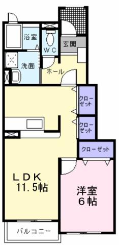 ティンバーハイツの間取り