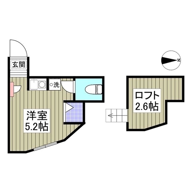 神奈川県横須賀市船越町６（アパート）の賃貸物件の間取り