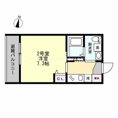 海老名市国分南のアパートの間取り