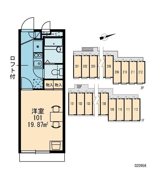 レオパレスCONYの間取り