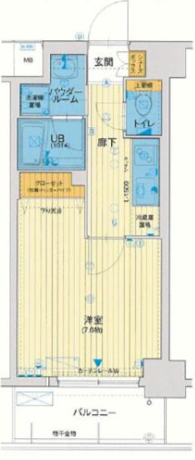 アスヴェル京都外大前の間取り