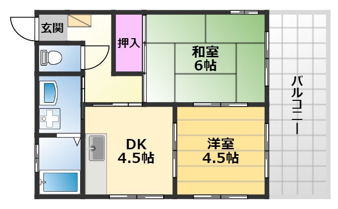 高橋ヴィラの間取り