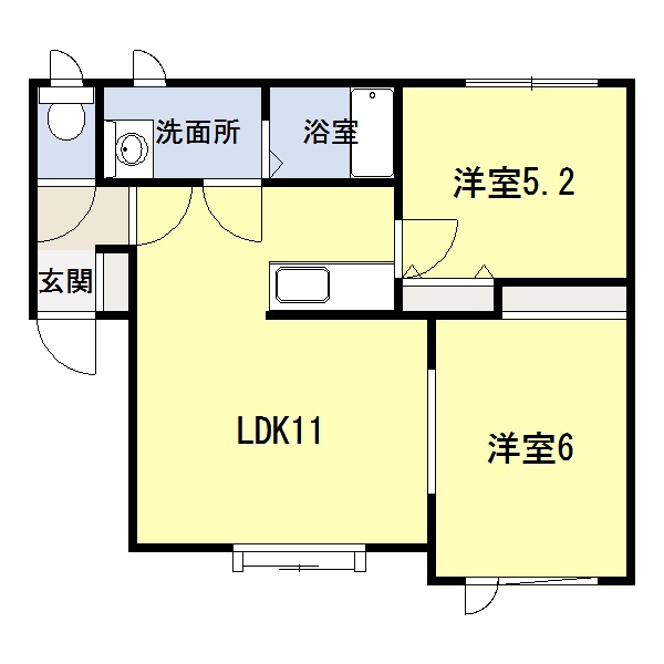 プルミエール３１８の間取り