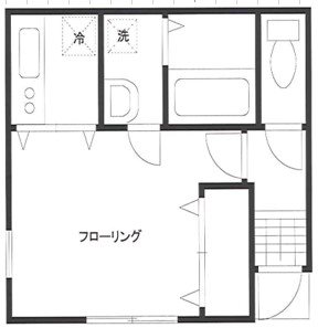 川崎市幸区塚越のアパートの間取り