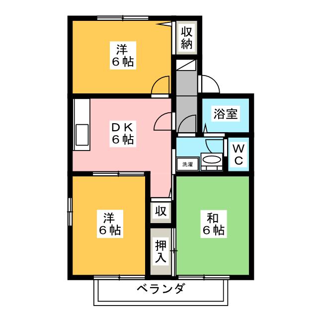 サンモール西堀の間取り