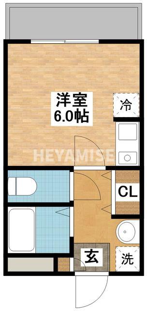 大村市玖島のマンションの間取り