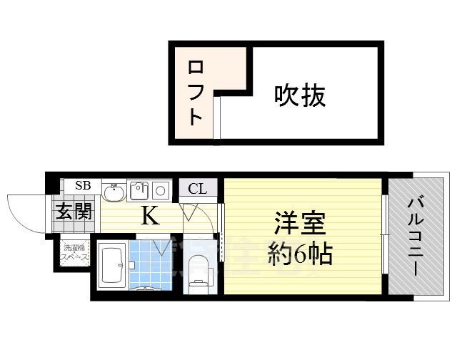 エステムコート大阪・中之島南の間取り