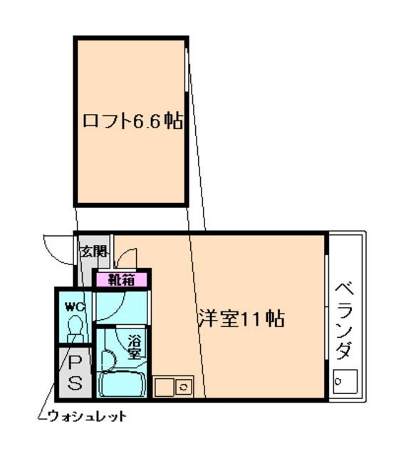 クリエートコート箕面の間取り