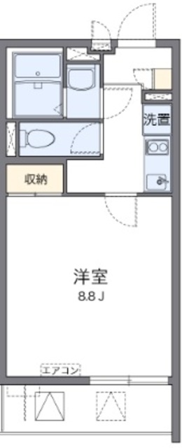 クレイノグラシアス ツーの間取り