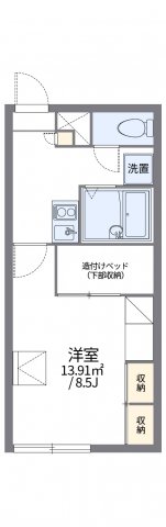 レオパレスＳＨＩＮ前田の間取り