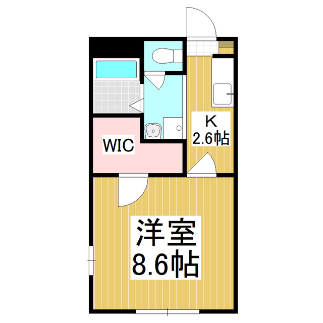 サニーコート安曇野Ｂ棟の間取り