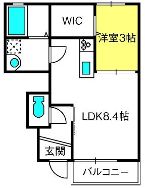 テラスハウス北越谷の間取り