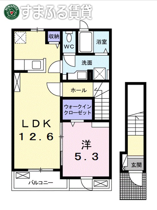 ハピネス　Ｓｕｇｉｕｒａの間取り