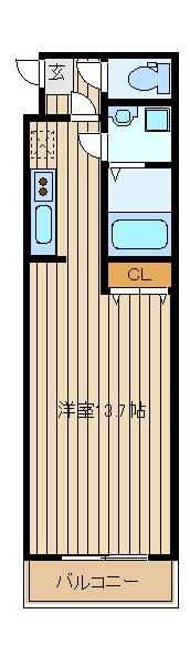 メゾン柿の木の間取り