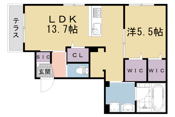 ＨＥＢＥＬ　ＭＡＩＳＯＮ　桂小橋の間取り