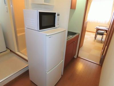 その他　電子レンジ、冷蔵庫完備