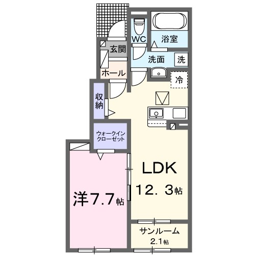 【シャルマン　コリーヌの間取り】