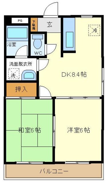 クレスト市ヶ尾の間取り