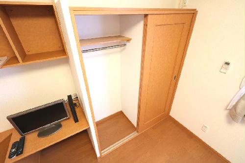 収納　大切な衣類を収納出来る大型クローゼットあり