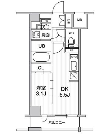 シーズンフラッツ新高円寺の間取り