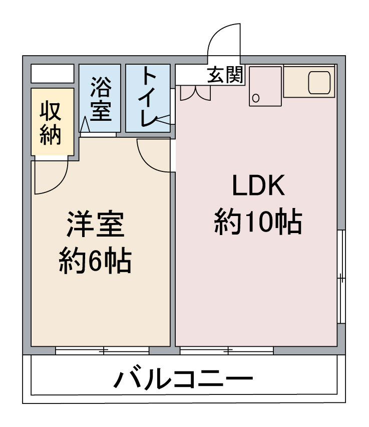 【ヒルトップ平和ヶ丘の間取り】