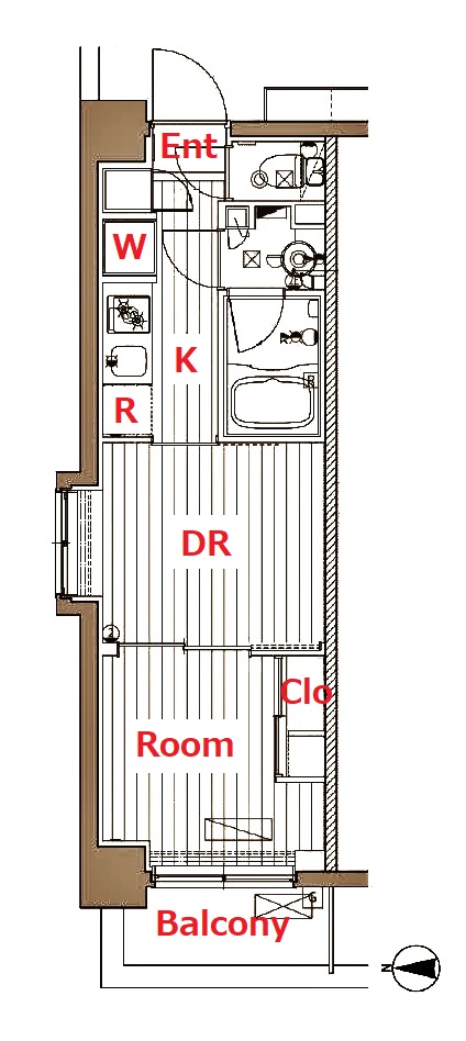 ガーラ・ヴィスタ元住吉の間取り