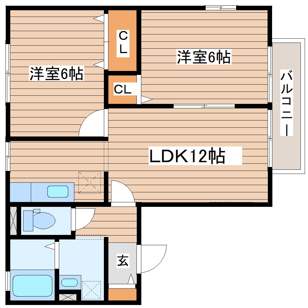 グリーンコートの間取り