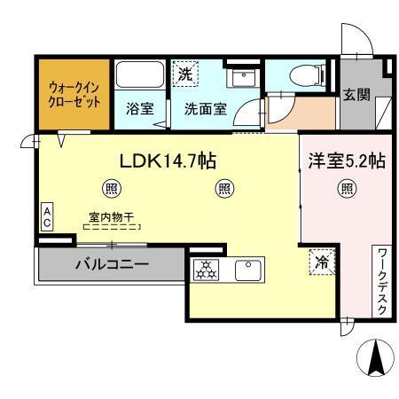 ＤＷＥＬＬ石垣東の間取り