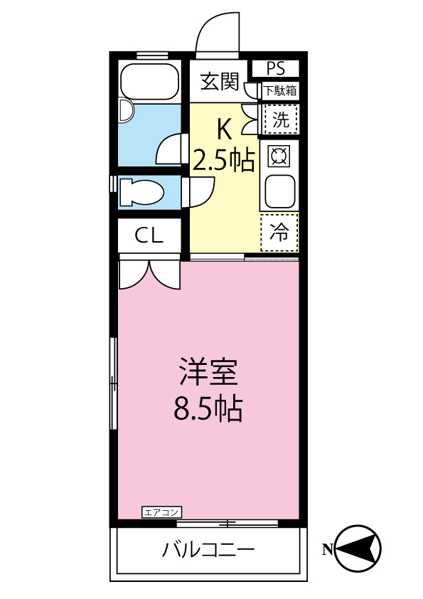 グレース小川の間取り