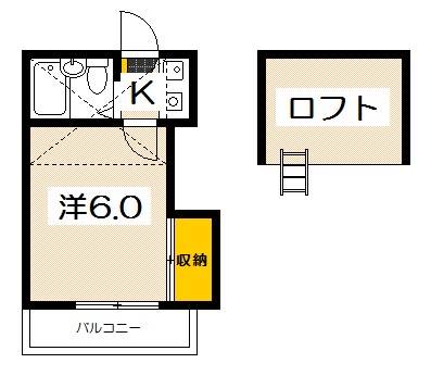 広島市佐伯区五日市中央のアパートの間取り