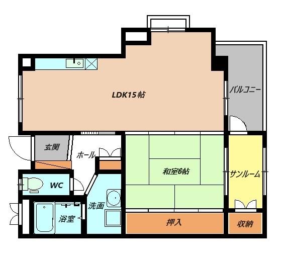 ヴィラ　ルラーシュの間取り