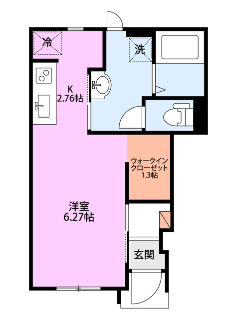 リビンド古正寺の間取り