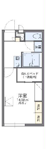 レオパレスアヴァンセ岡島の間取り