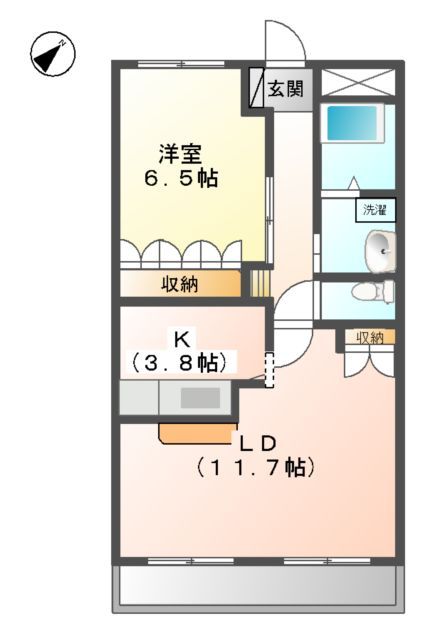 アネックス天楽山の間取り