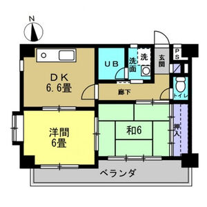 新舞子アウスレーゼの間取り