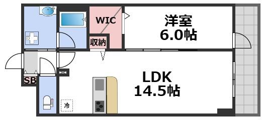 ベルンガーデン勝山北の間取り