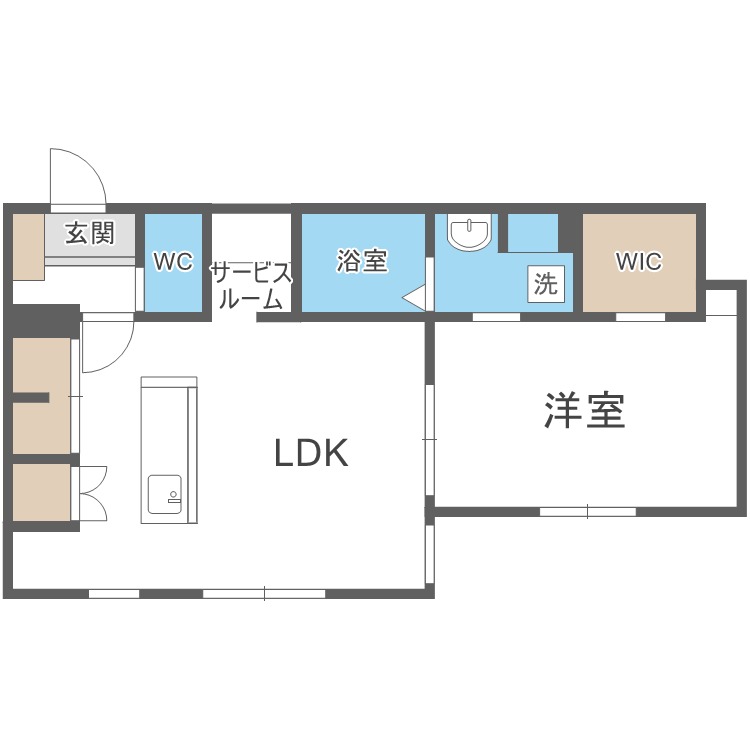 Ｒ－ｆｉｎｏ札幌桑園の間取り