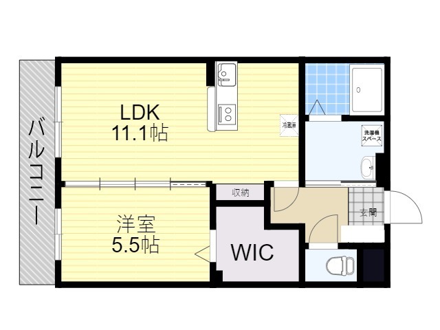 コントレイル鶴崎の間取り