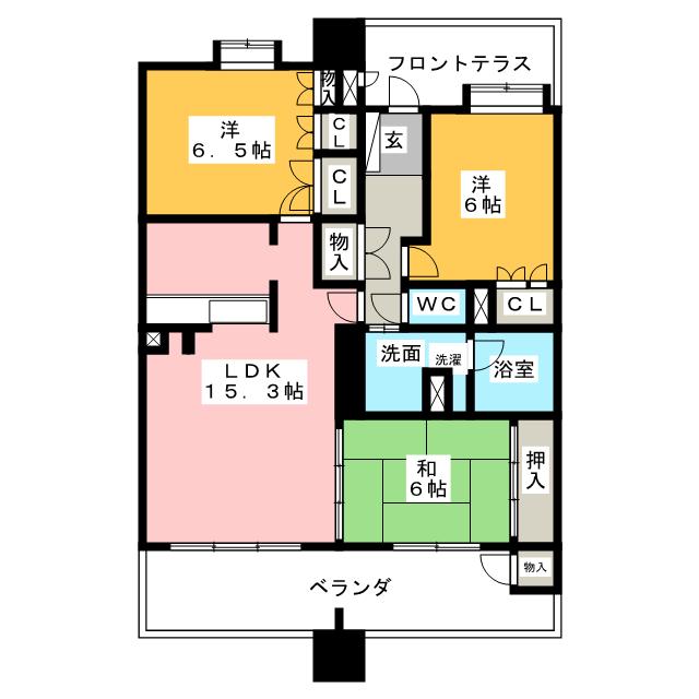 モアグレース伝馬町の間取り