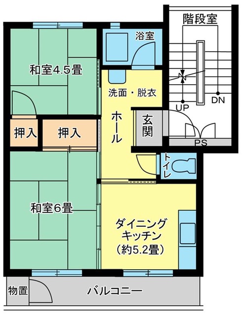 座間東原第１　3号棟の間取り